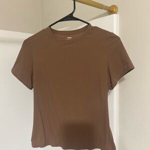 SKIMS Cocoa Short Sleeve Tee